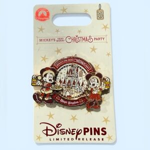 Mickey’s Very Merry Christmas Party 2025 Limited Release Event Logo Pin